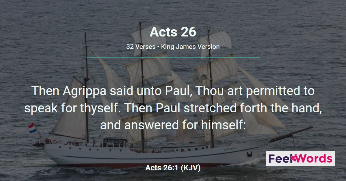 Acts Chapter 26 (KJV)
