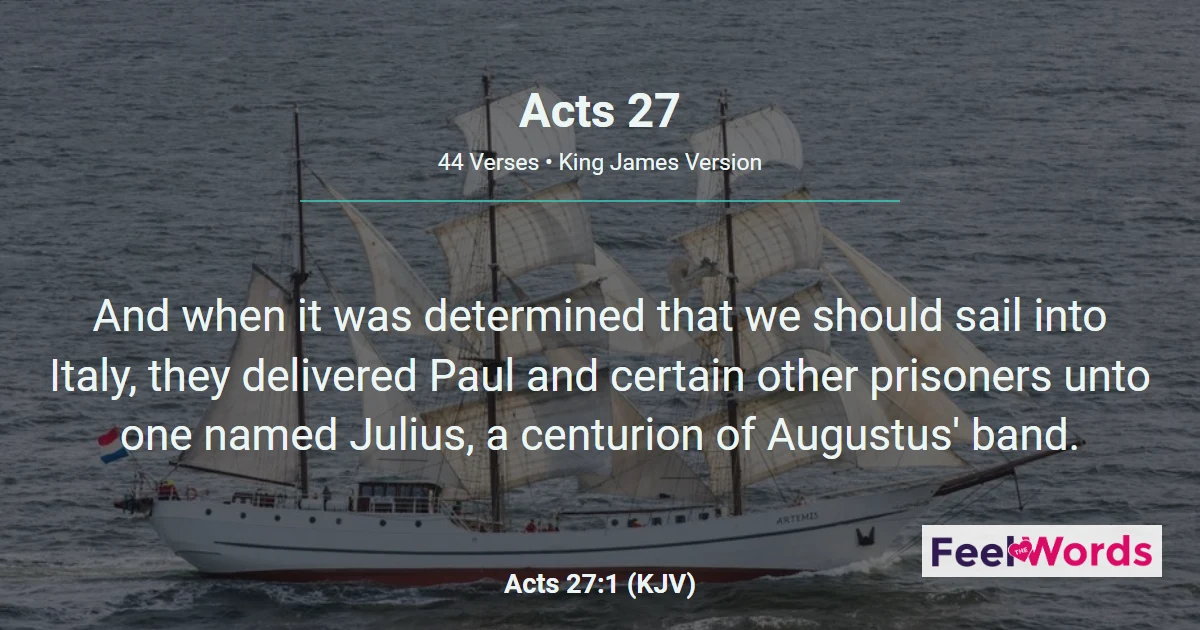 Acts Chapter 27 (KJV)