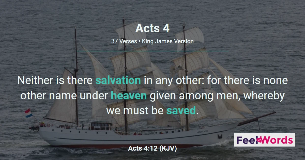 Acts Chapter 4 (KJV)
