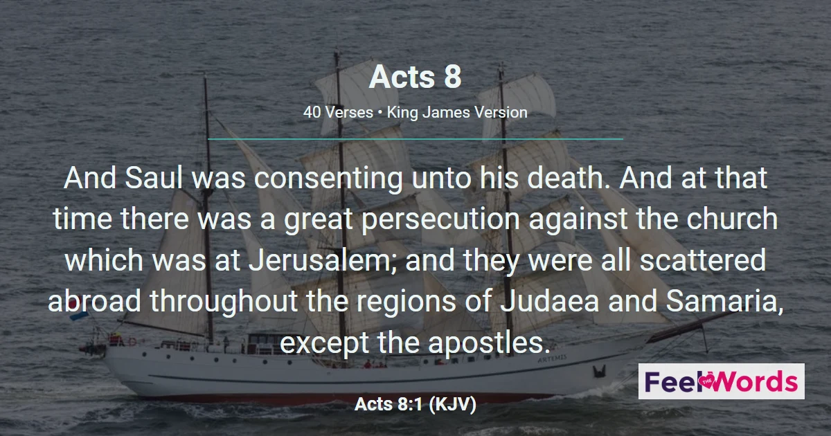 Acts Chapter 8 (KJV)