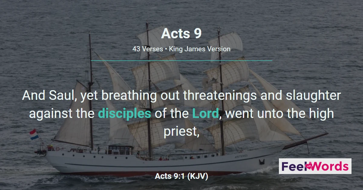 Acts Chapter 9 (KJV)