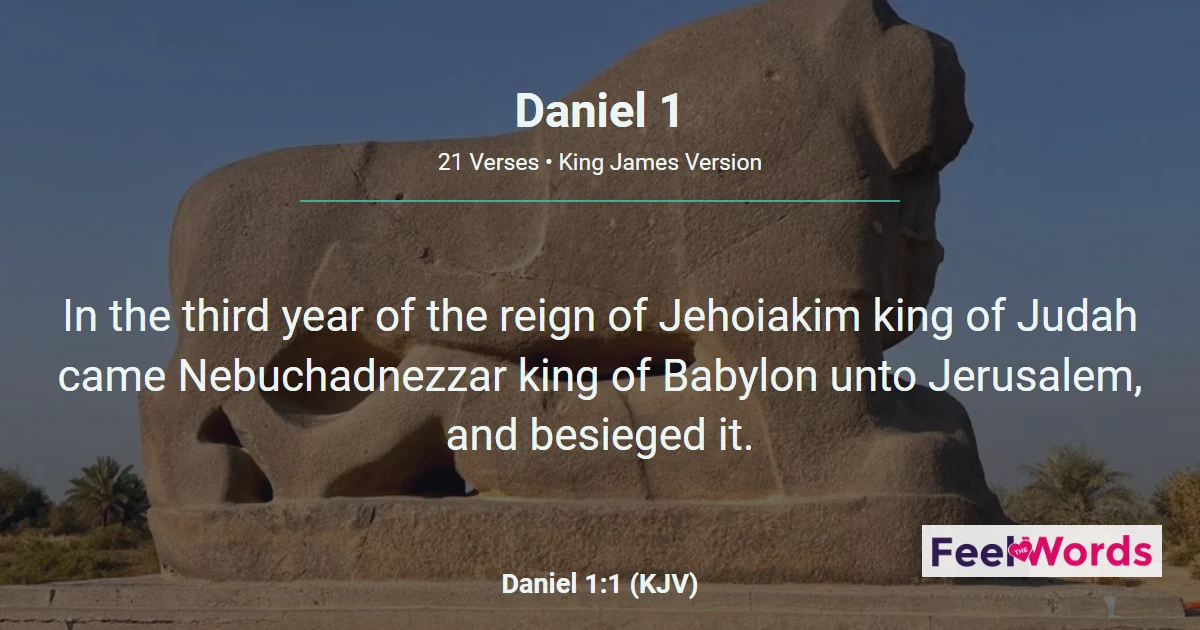 Daniel Chapter 1 (KJV)