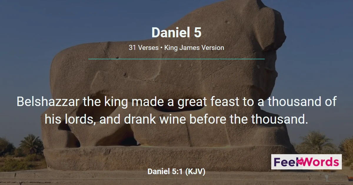Daniel Chapter 5 (KJV)