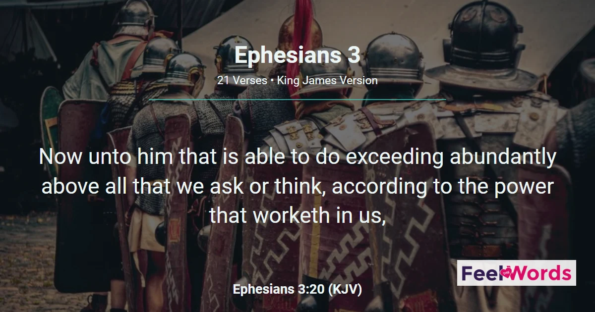 Ephesians Chapter 3 (KJV)