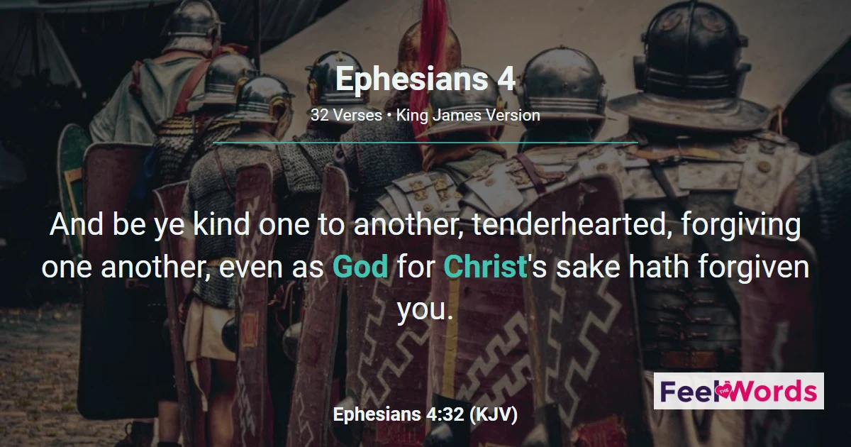 Ephesians Chapter 4 (KJV)