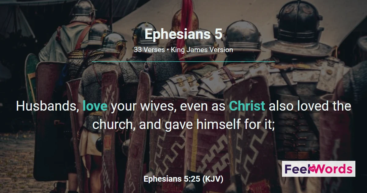 Ephesians Chapter 5 (KJV)