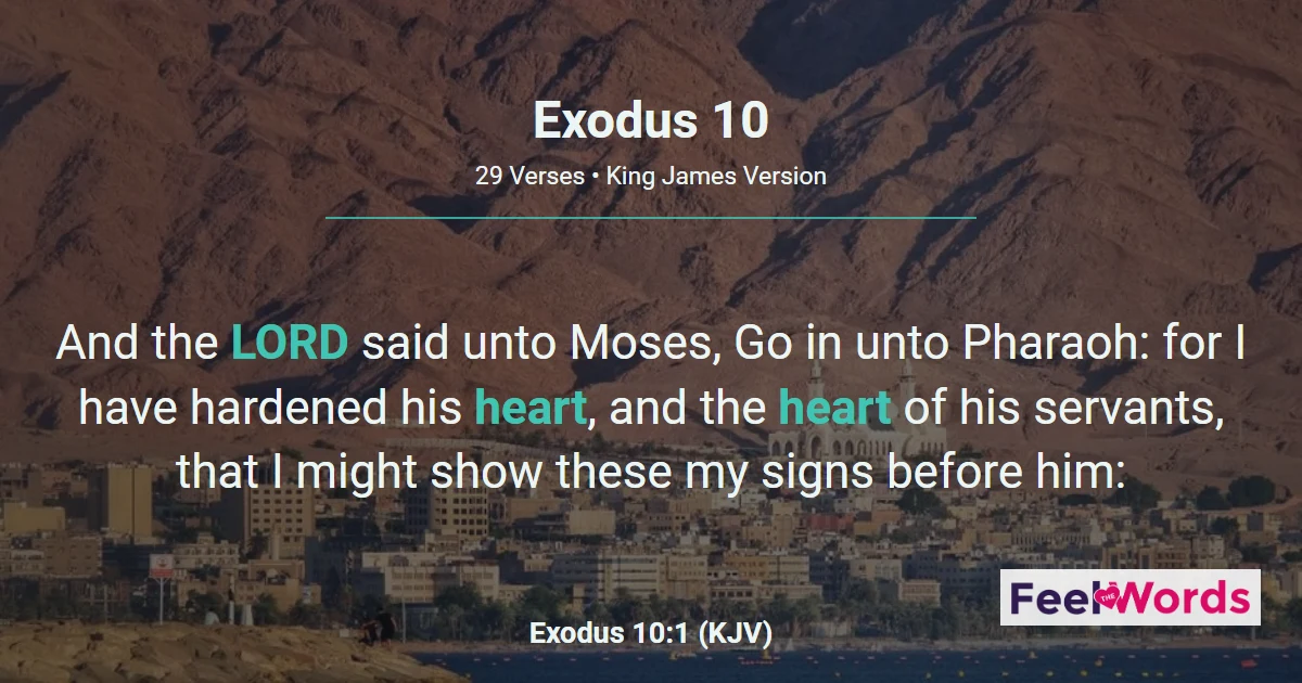 Exodus Chapter 10 (KJV)