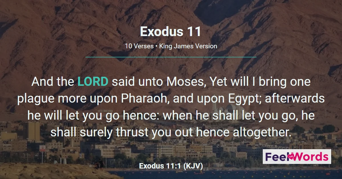 Exodus Chapter 11 (KJV)