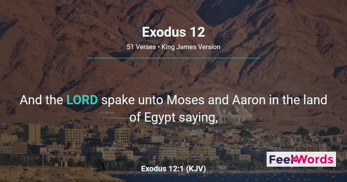 Exodus Chapter 12 (KJV)
