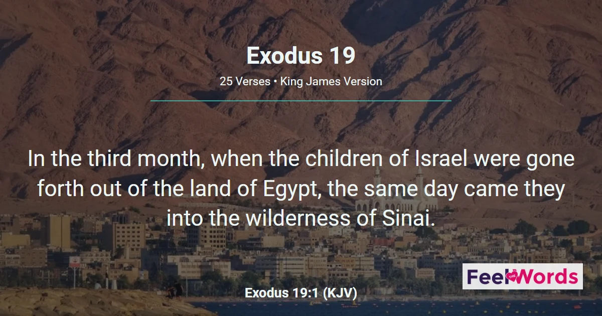 Exodus Chapter 19 (KJV)