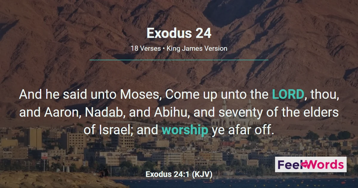 Exodus Chapter 24 (KJV)