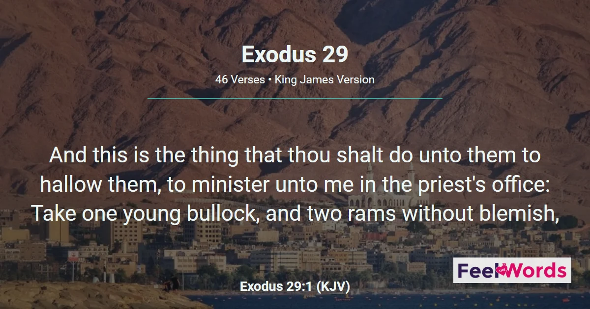 Exodus Chapter 29 (KJV)
