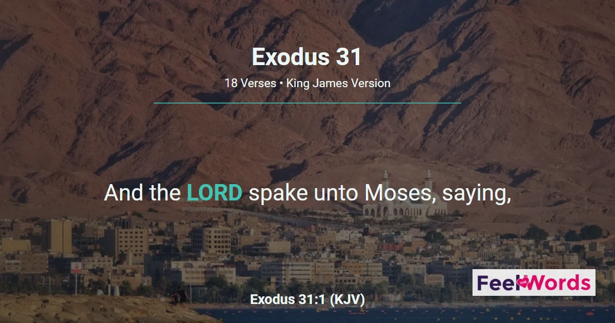 Exodus Chapter 31 (KJV)