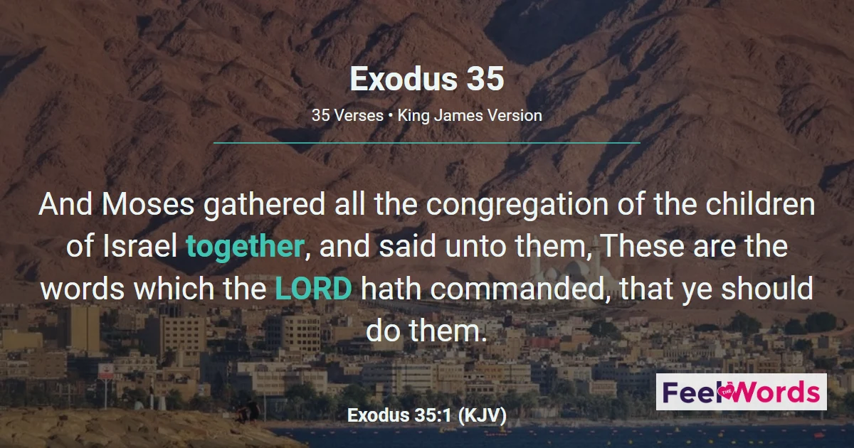 Exodus Chapter 35 (KJV)