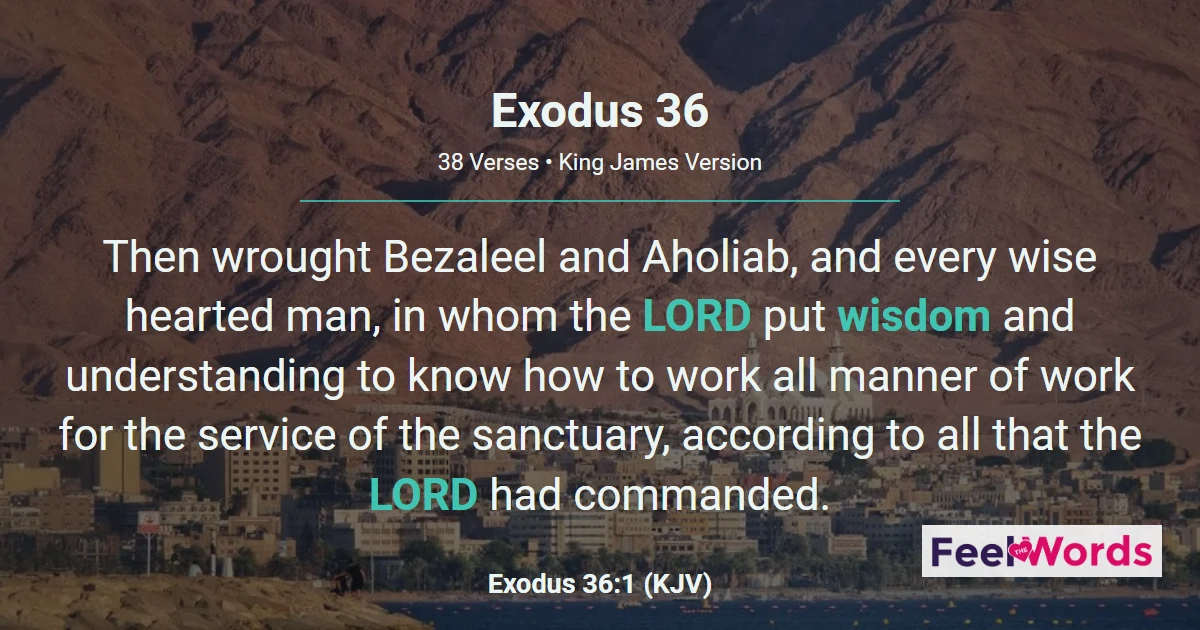 Exodus Chapter 36 (KJV)