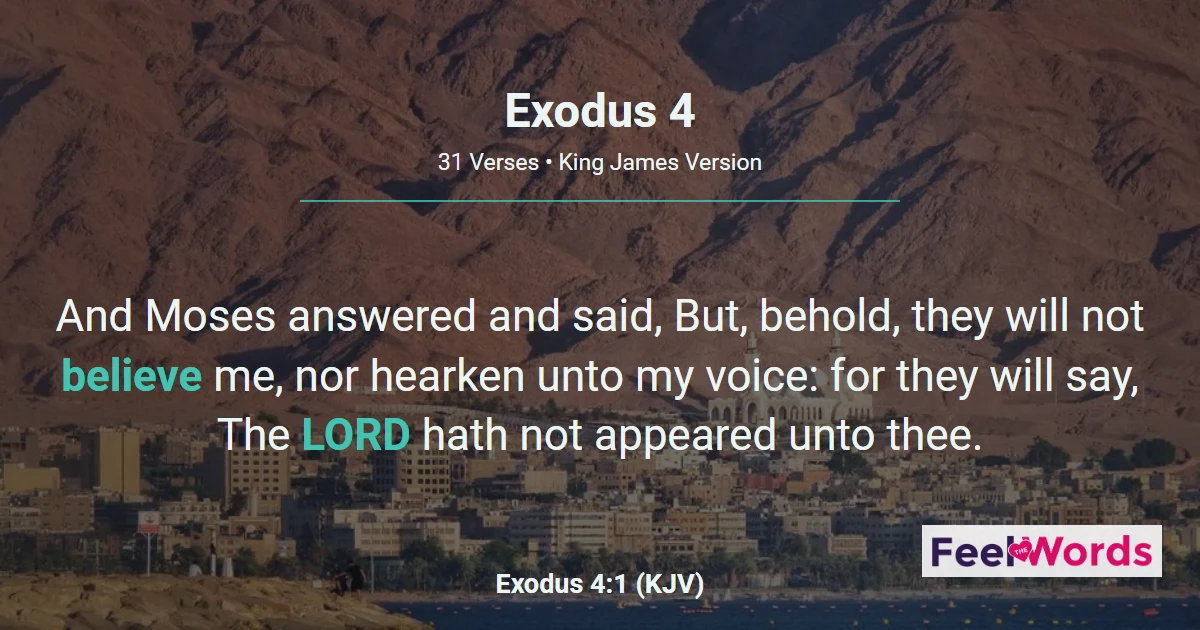 Exodus Chapter 4 (KJV)