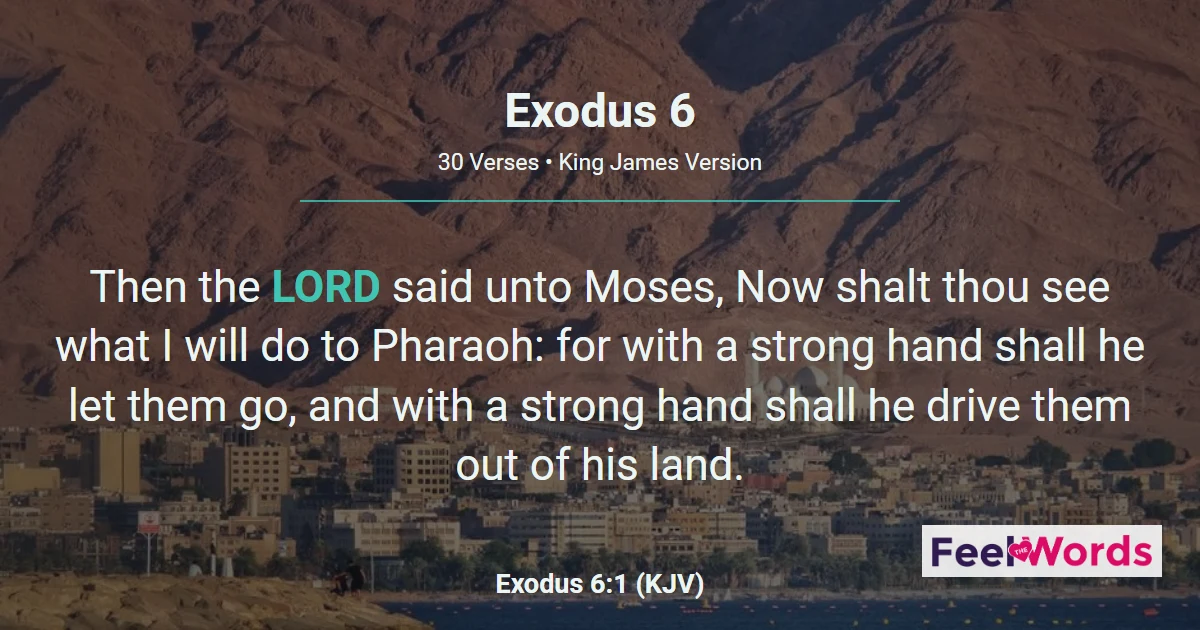 Exodus Chapter 6 (KJV)