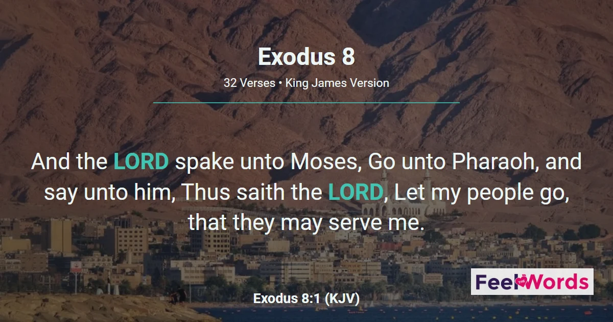 Exodus Chapter 8 (KJV)