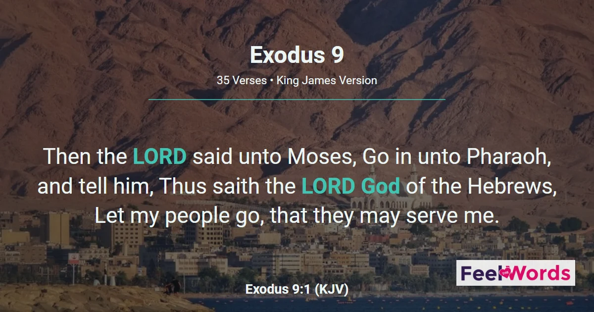 Exodus Chapter 9 (KJV)