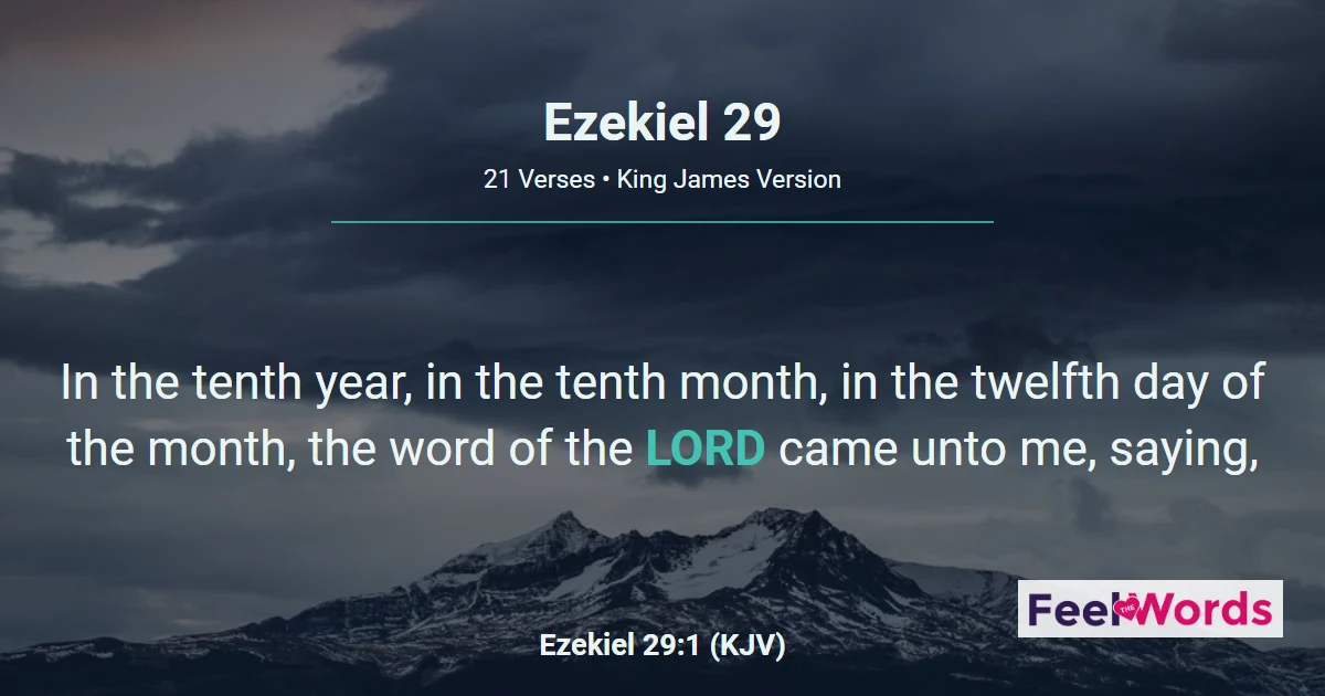 Ezekiel Chapter 29 (KJV)