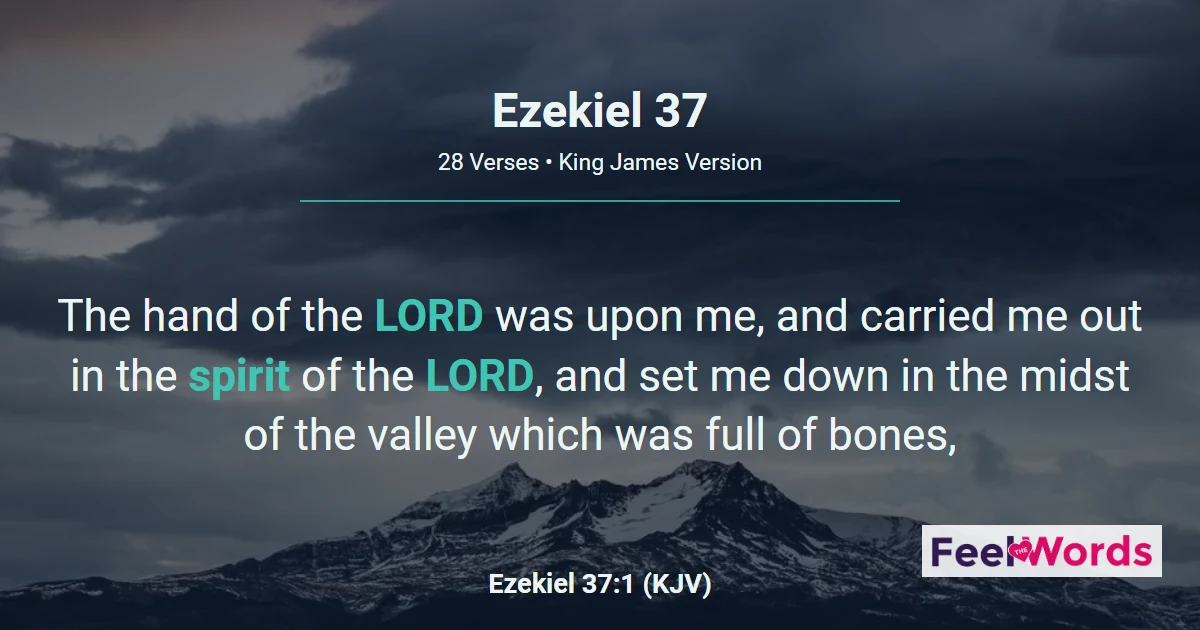 Ezekiel Chapter 37 (KJV)