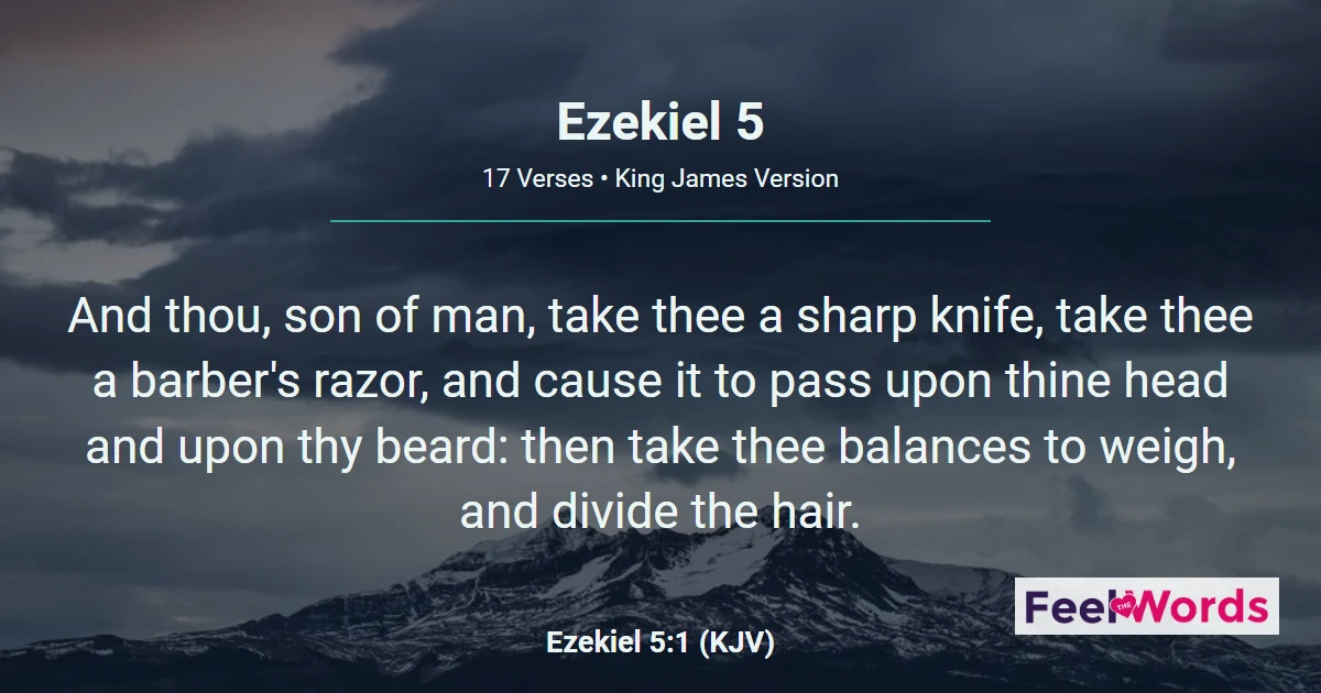Ezekiel 5 – Jerusalem Judged in Thirds
