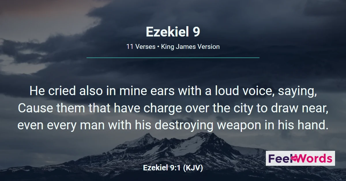 Ezekiel Chapter 9 (KJV)