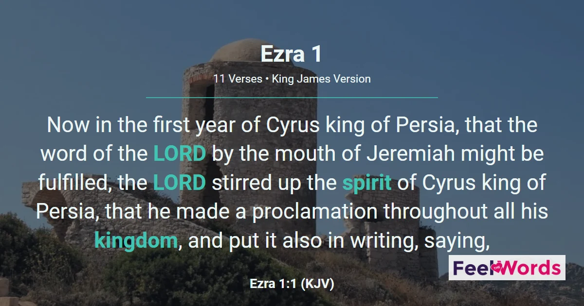 Ezra Chapter 1 (KJV)