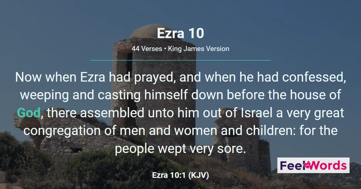 Ezra Chapter 10 (KJV)