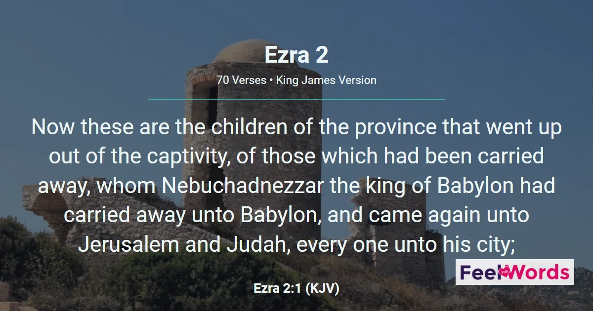 Ezra Chapter 2 (KJV)