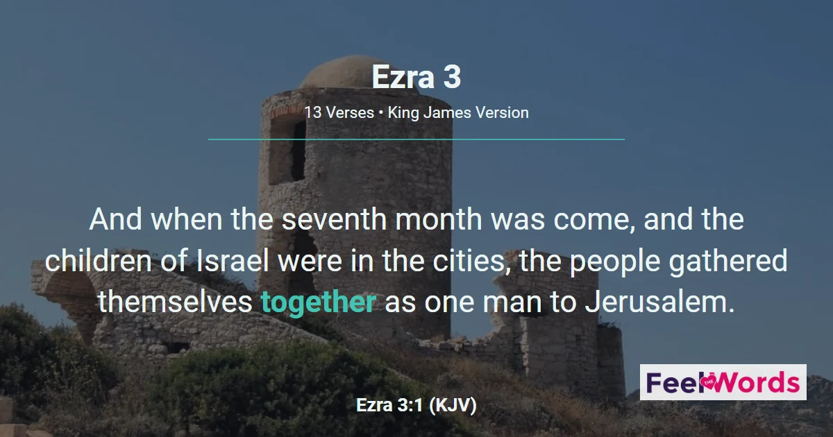 Ezra Chapter 3 (KJV)