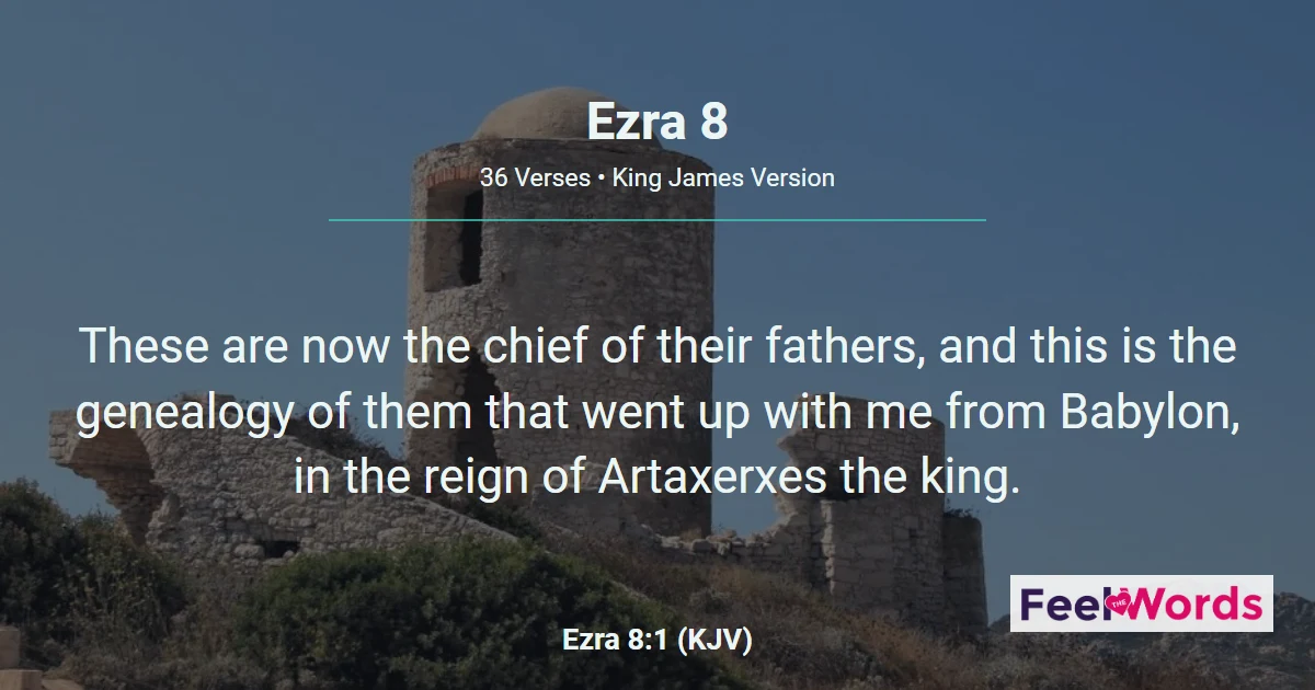 Ezra Chapter 8 (KJV)