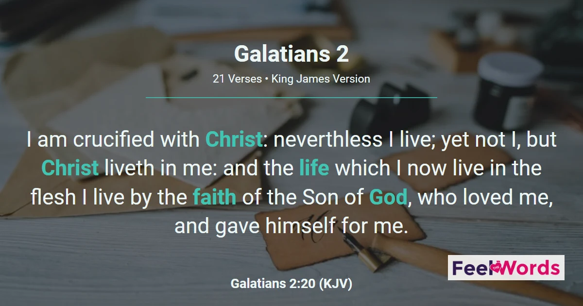 Galatians Chapter 2 (KJV)