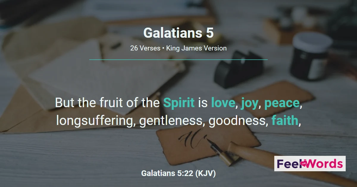 Galatians Chapter 5 (KJV)