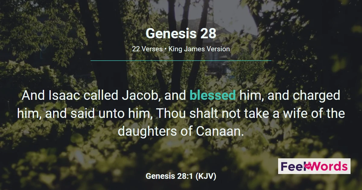 Genesis Chapter 28 (KJV)
