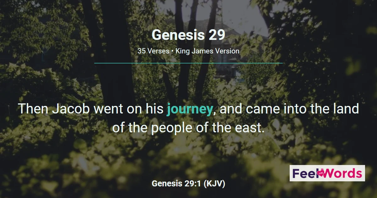 Genesis Chapter 29 (KJV)