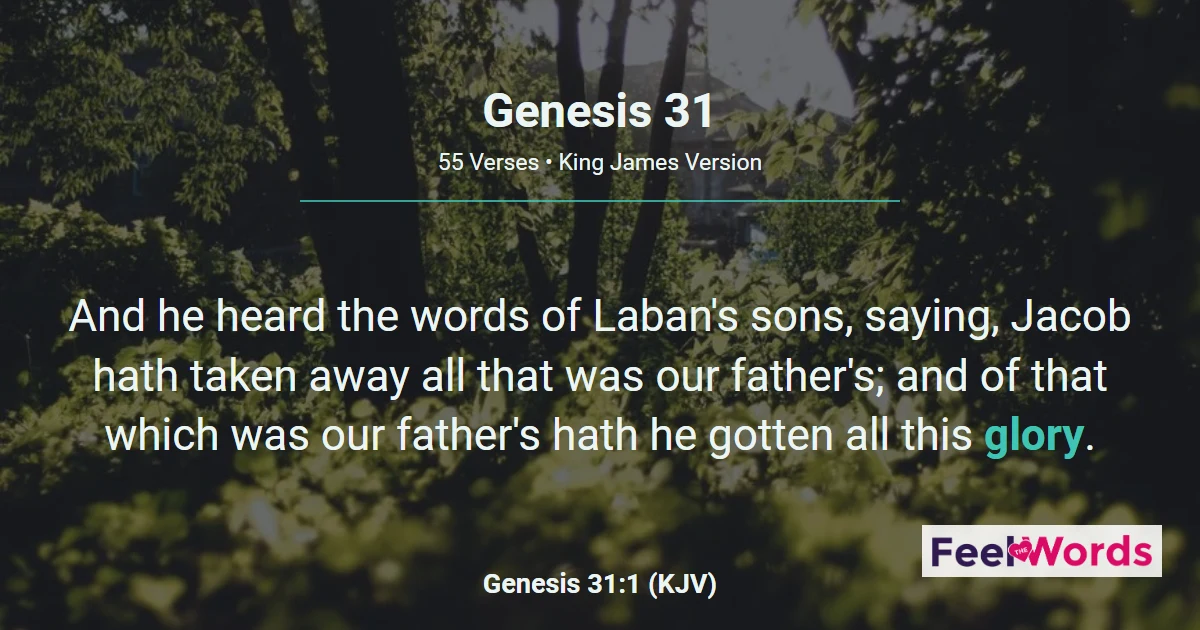 Genesis Chapter 31 (KJV)