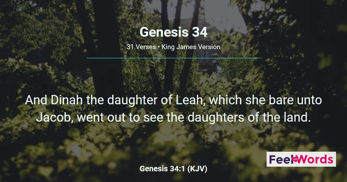 Genesis Chapter 34 (KJV)