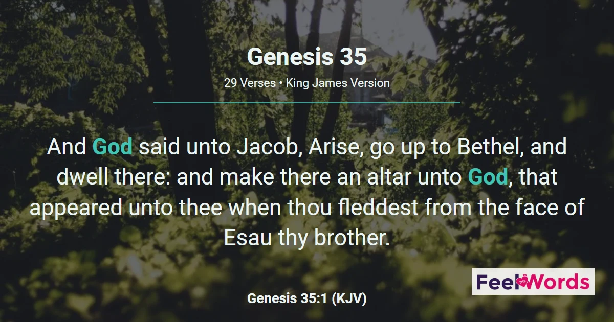 Genesis Chapter 35 (KJV)