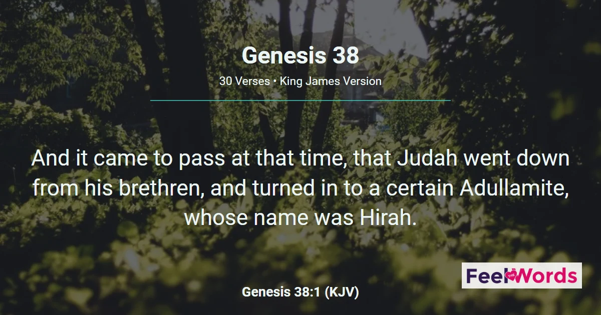 Genesis Chapter 38 (KJV)