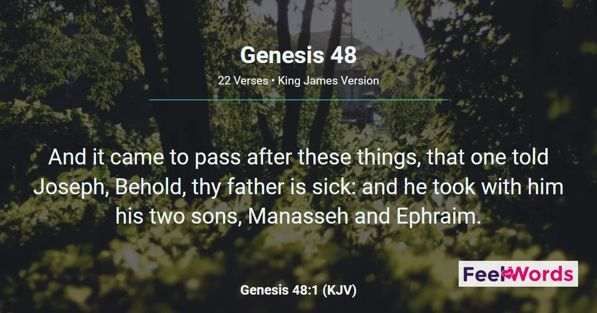 Genesis Chapter 48 (KJV)