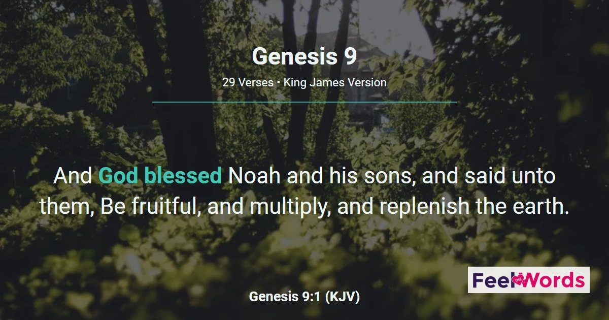 Genesis Chapter 9 (KJV)