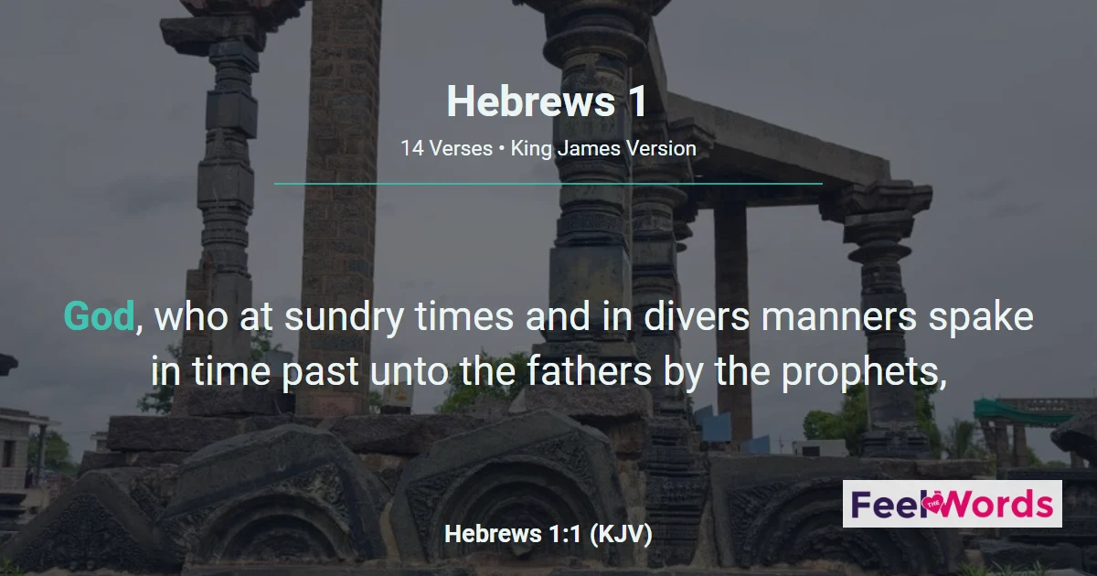 Hebrews Chapter 1 (KJV)
