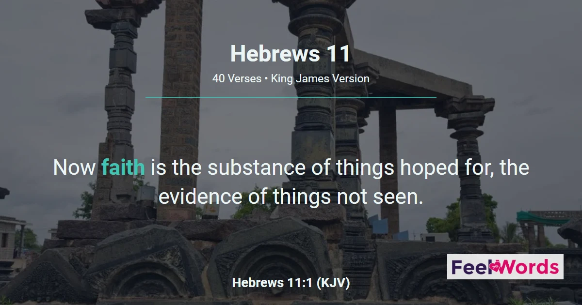 Hebrews Chapter 11 (KJV)