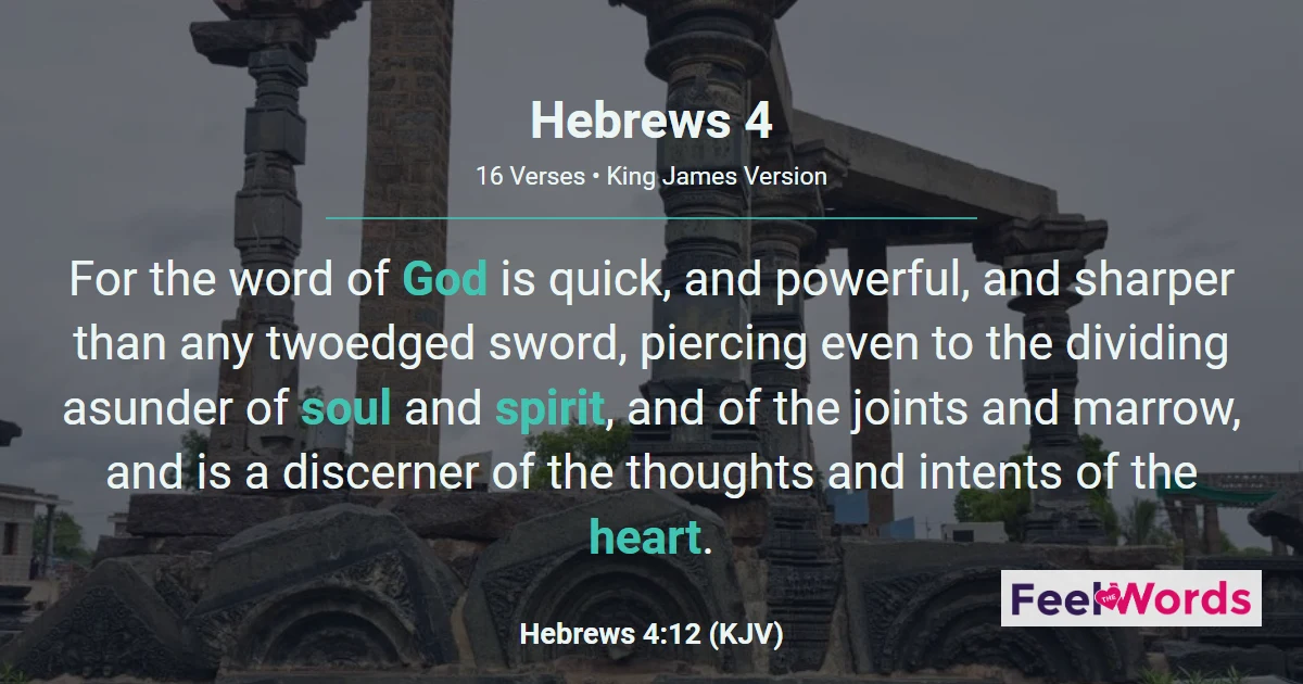 Hebrews Chapter 4 (KJV)