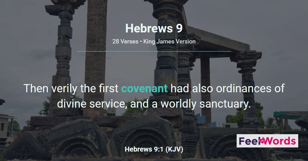Hebrews Chapter 9 (KJV)