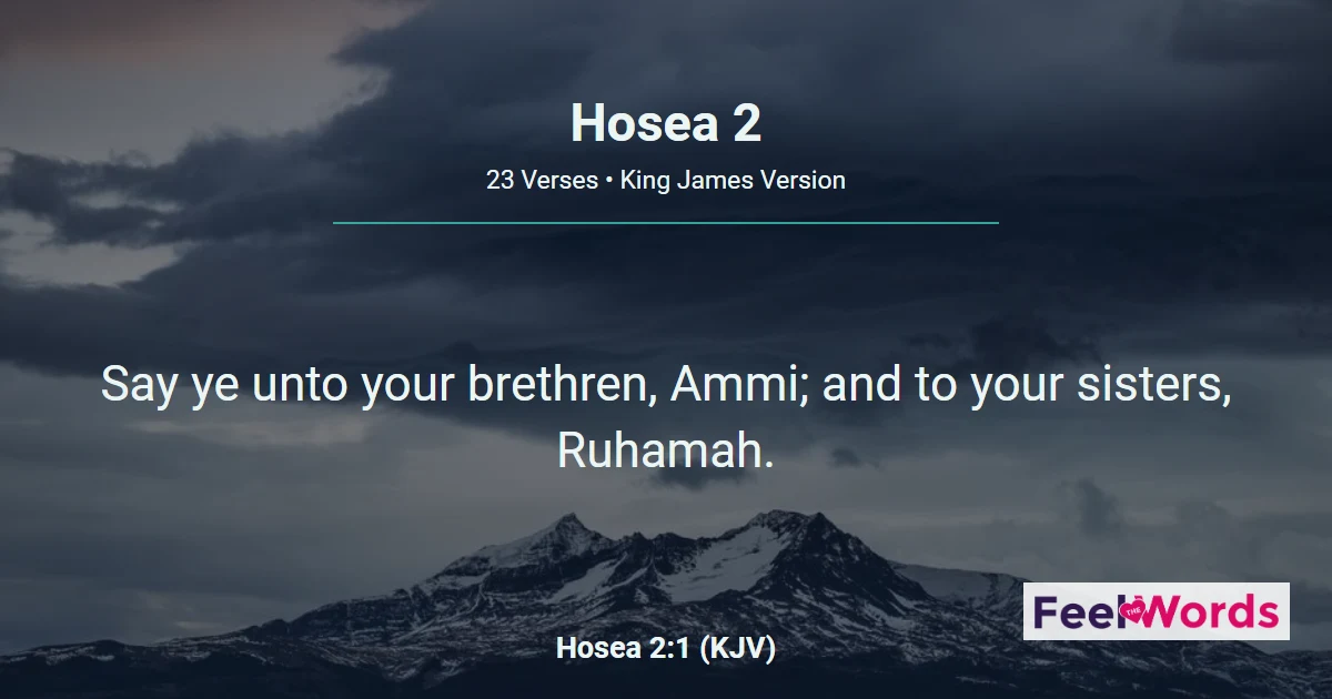 Hosea Chapter 2 (KJV)