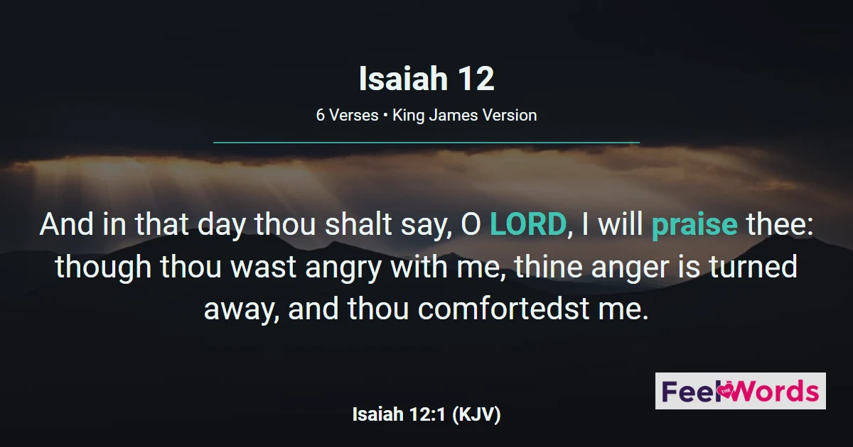 Isaiah Chapter 12 (KJV)