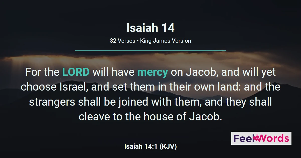 Isaiah Chapter 14 (KJV)