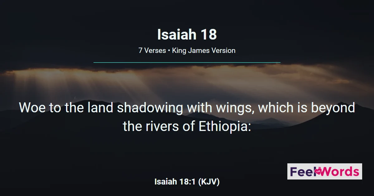 Isaiah Chapter 18 (KJV)